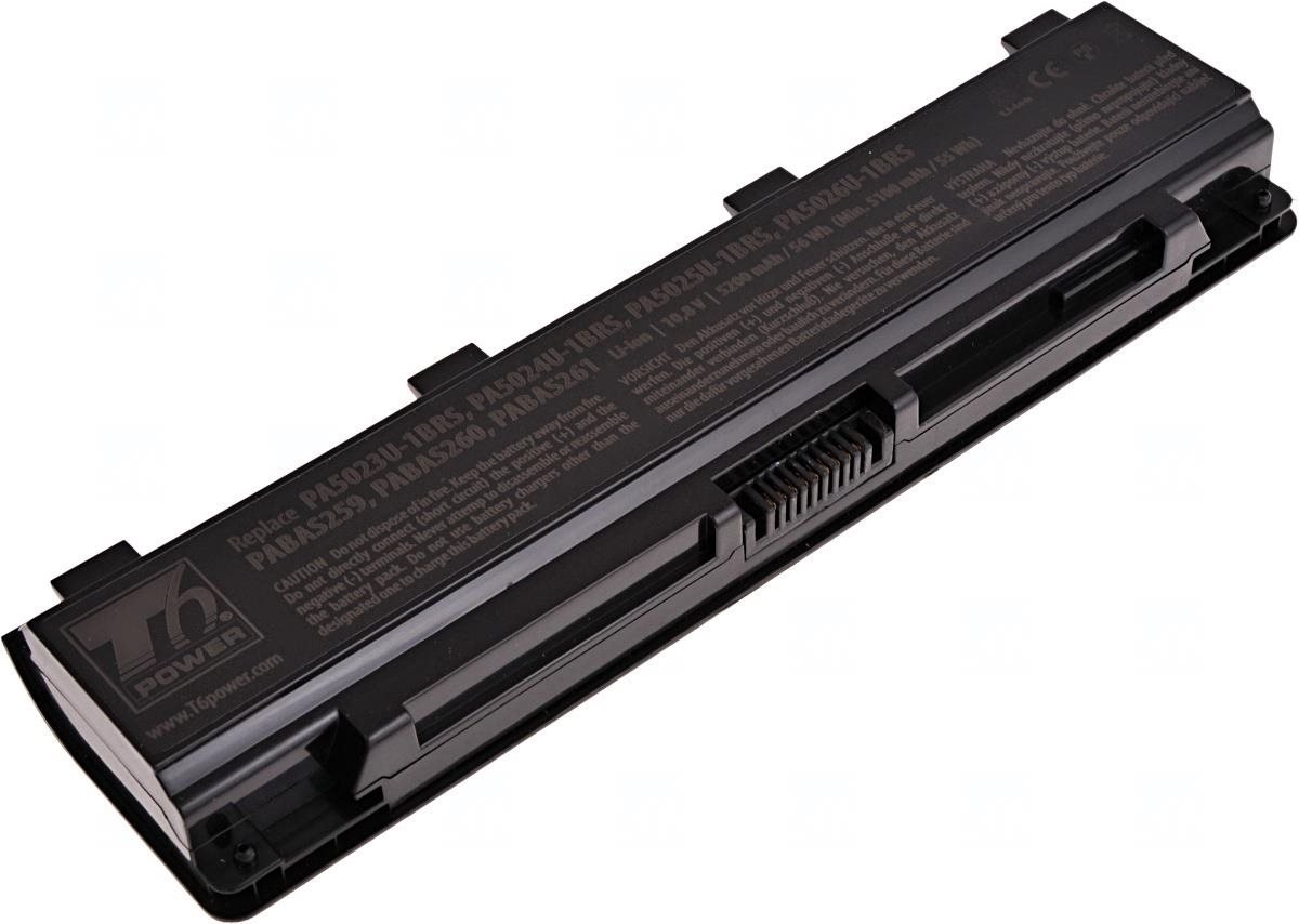 T6 Power pro Toshiba Satellite C855D serie, Li-Ion, 10,8 V, 5200 mAh (56 Wh), černá