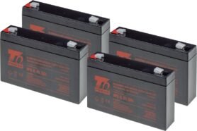 Sada baterií T6 Power pro záložní zdroj APC RBC34, VRLA, 6 V