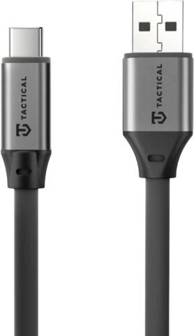 Tactical Fat Man 2.0 Cable USB-A/USB-C 1m Grey