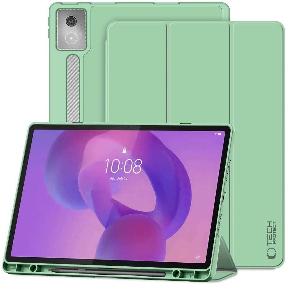 Tech-Protect SC Pen pouzdro na Lenovo Idea Tab Pro / Pro MT 12.7'', zelené