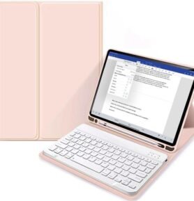 Tech-Protect SC Pen pouzdro s klávesnicí na iPad 10.9'' 2022 / 11'' 11gen 2025, růžové