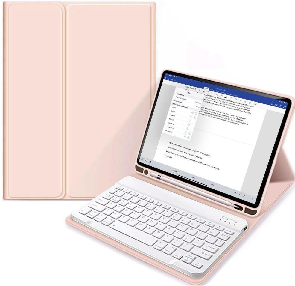 Tech-Protect SC Pen pouzdro s klávesnicí na iPad 10.9'' 2022 / 11'' 11gen 2025, růžové