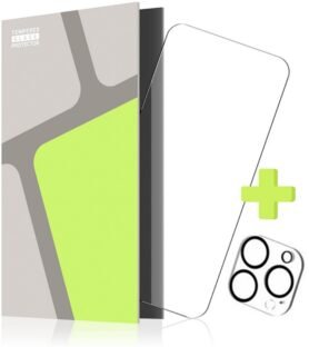 Tempered Glass Protector pro iPhone 15 Pro + sklo na kameru (kompatibilní s pouzdrem)
