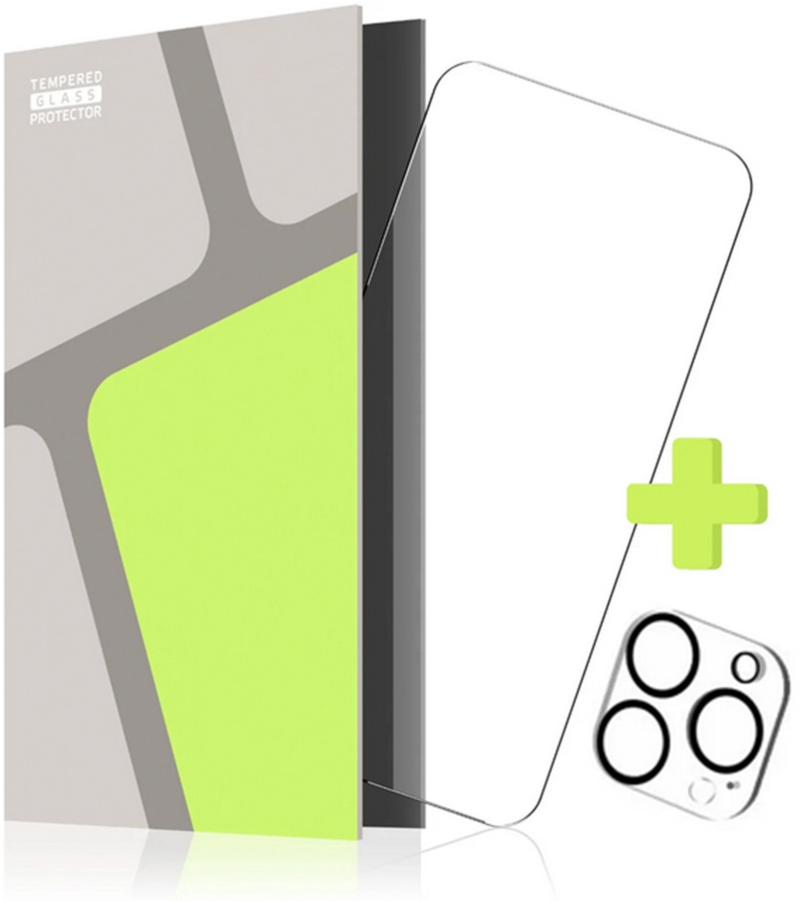 Tempered Glass Protector pro iPhone 15 Pro + sklo na kameru (kompatibilní s pouzdrem)