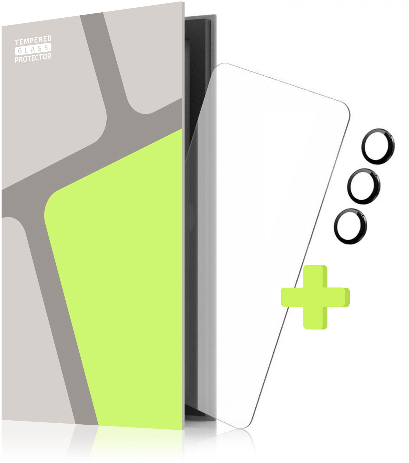 Tempered Glass Protector pro Samsung Galaxy S25 Plus + sklo na kameru, kompatibilní s pouzdrem