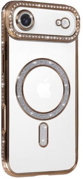 TopQ Zadní kryt Bling Magsafe pro iPhone Air gold