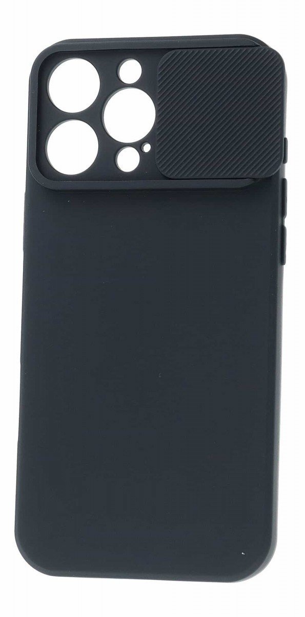 TopQ Camshield Soft na iPhone 16 Pro Max černý