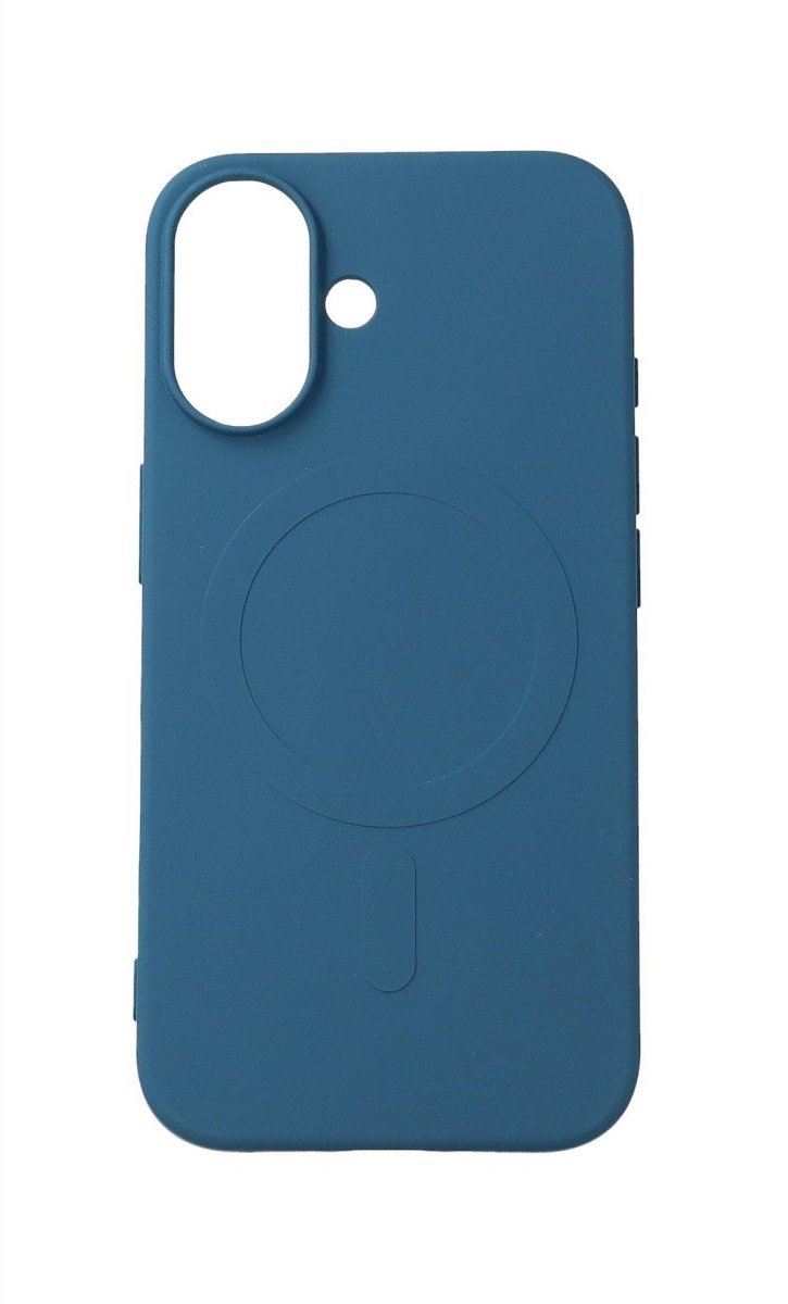 TopQ Kryt iPhone 16 s MagSafe tmavě modrý 130222