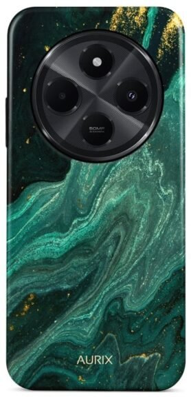 TopQ Kryt AURIX Xiaomi Redmi 14C pevný Green Lagoon 140117