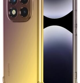 TopQ Kryt Xiaomi Redmi Note 14 Pro Shock duhový purpurovo-žlutý 136714