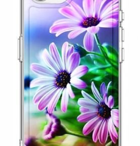 TopQ Kryt Image iPhone 16e pevný Fialové květy 138387