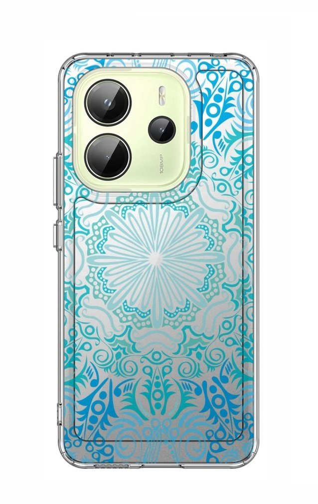 TopQ Kryt Image Xiaomi Redmi Note 14 pevný Blue Mandala 136546