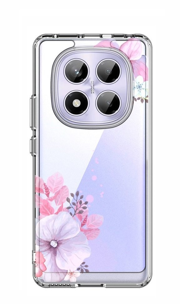 TopQ Kryt Image Xiaomi Redmi Note 14 Pro pevný Violet Blossom 136689