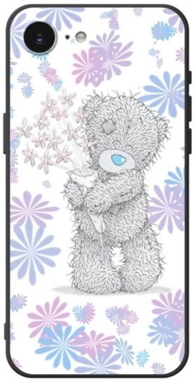 TopQ Kryt iPhone 16e Floral Teddy 138437