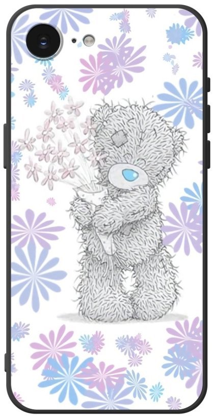 TopQ Kryt iPhone 16e Floral Teddy 138437