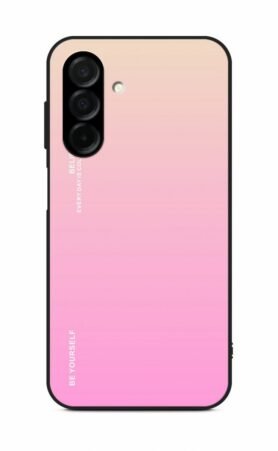 TopQ Kryt LUXURY Samsung A26 5G pevný duhový meruňkový 138646