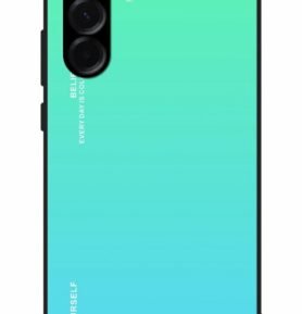 TopQ Kryt LUXURY Samsung A56 pevný duhový zelený 138564