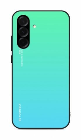 TopQ Kryt LUXURY Samsung A56 pevný duhový zelený 138564