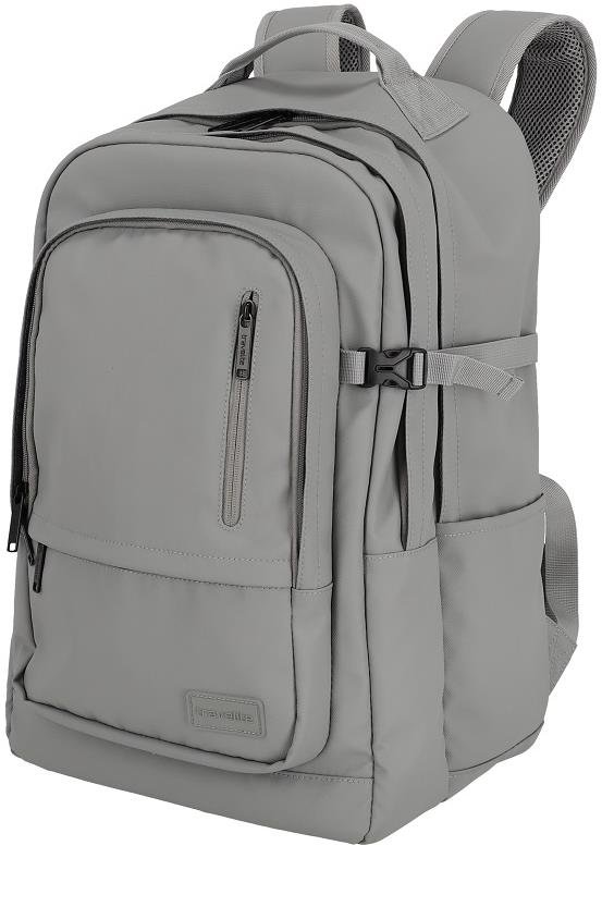 Travelite Basics Backpack Water - repellent Light grey
