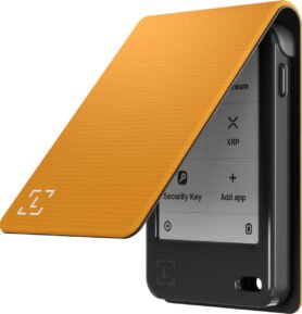 Ledger Nano Gen 5 Magnet Folio, bitcoin orange