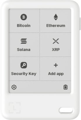 Ledger Nano Gen 5 Glacier White Crypto Hardware Wallet with Recovery Key