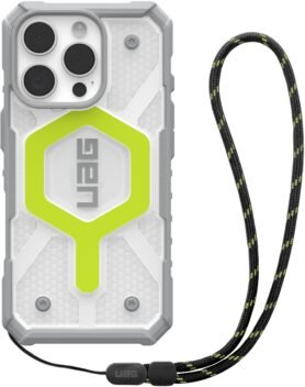 UAG Pathfinder Clear Magsafe Active Neon Lanyard iPhone 16 Pro