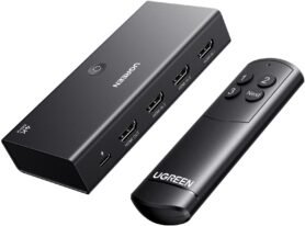 UGREEN HDMI Switch 3 in 1 Out 4K@60Hz with Remote Supports HDR10+ CEC HDCP2.2 Compatible with Ninten