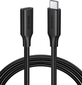 UGREEN USB-C/M to USB-C/F Gen2 5A Extension Cable 1m (Black)