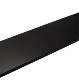 VALUE 19" zaslepovací panel 3U, kovový, černý