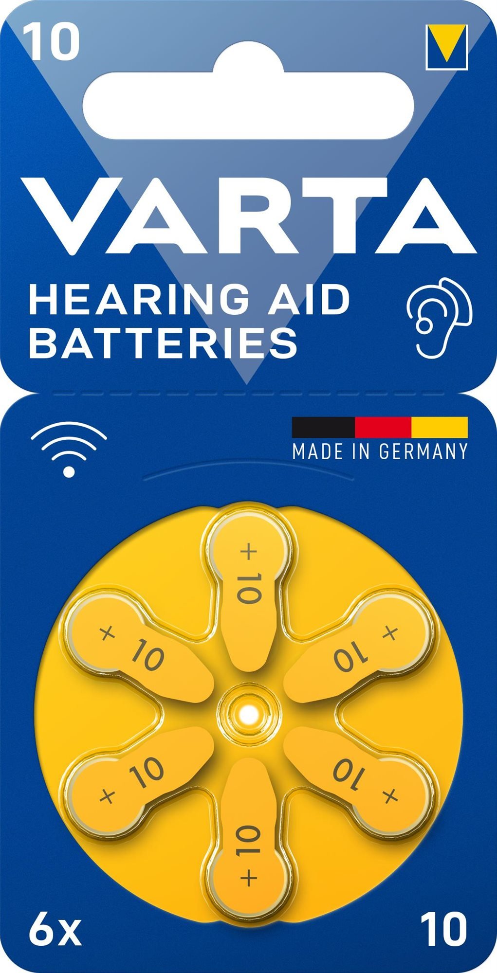 VARTA baterie do naslouchadel VARTA Hearing Aid Battery 10 6ks