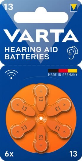 VARTA baterie do naslouchadel VARTA Hearing Aid Battery 13 6ks
