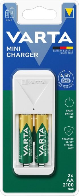 VARTA nabíječka Mini Charger + 2 AA 2100 mAh
