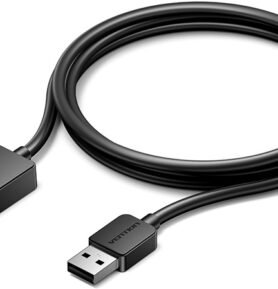 Vention 2-port USB External Sound Card 1M Black