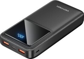 Vention 20000mAh 22.5W Portable Power Bank Black