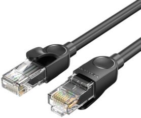 Vention Cat 6 UTP Ethernet Patch Cable 0.5M Black