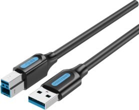 Vention USB 3.0 Male to USB-B Male Printer Cable 0.5M Black PVC Type