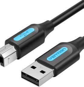 Vention USB 2.0 Male to USB-B Male Printer Cable 2m Black PVC Type