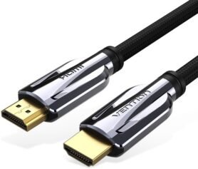 Vention HDMI 2.1 Cable 8K Nylon Braided 3m Black Metal Type