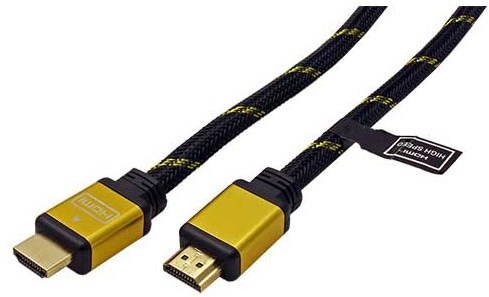 ROLINE HDMI Gold High Speed (HDMI M HDMI M), zlacené konektory, 15m