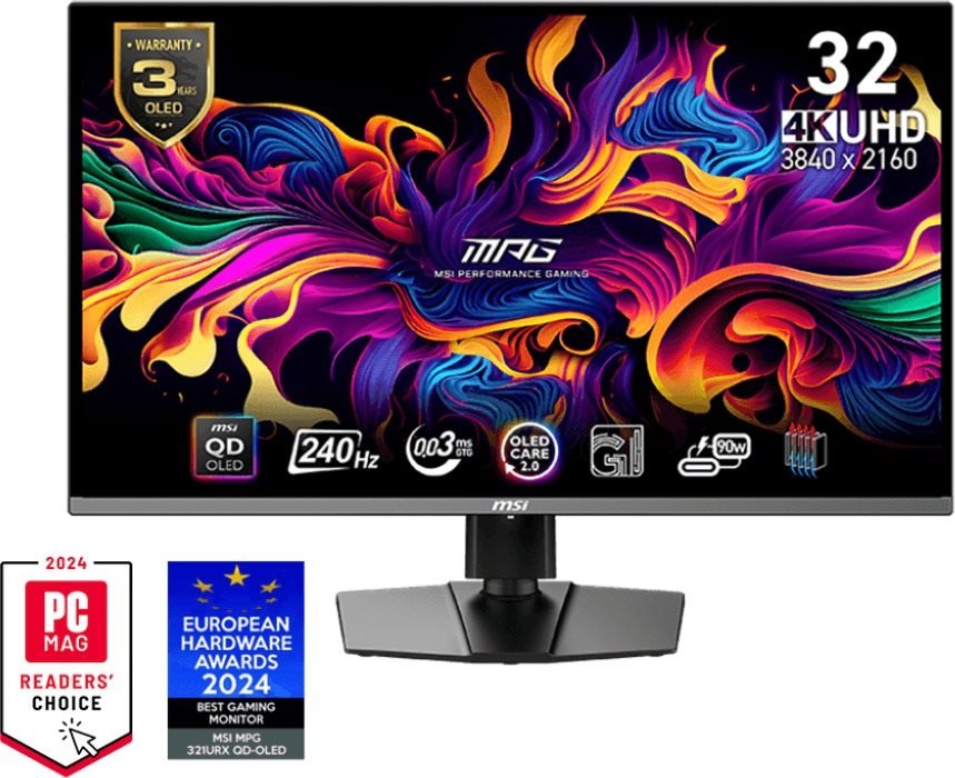 31.5" MSI MPG 321URX QD-OLED