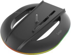 iPega P5S035SAH Vertikální Stojan s RGB pro PS5 Slim/PS5 Pro Black