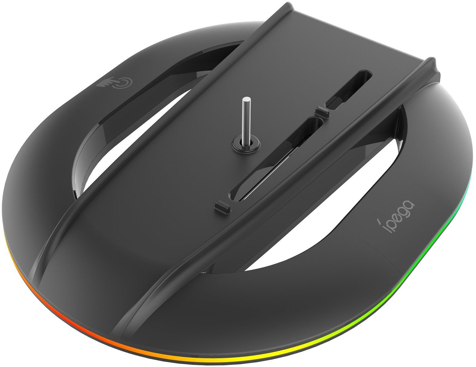 iPega P5S035SAH Vertikální Stojan s RGB pro PS5 Slim/PS5 Pro Black