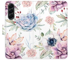 iSaprio Flip pouzdro Succulents Pattern pro Samsung Galaxy A36