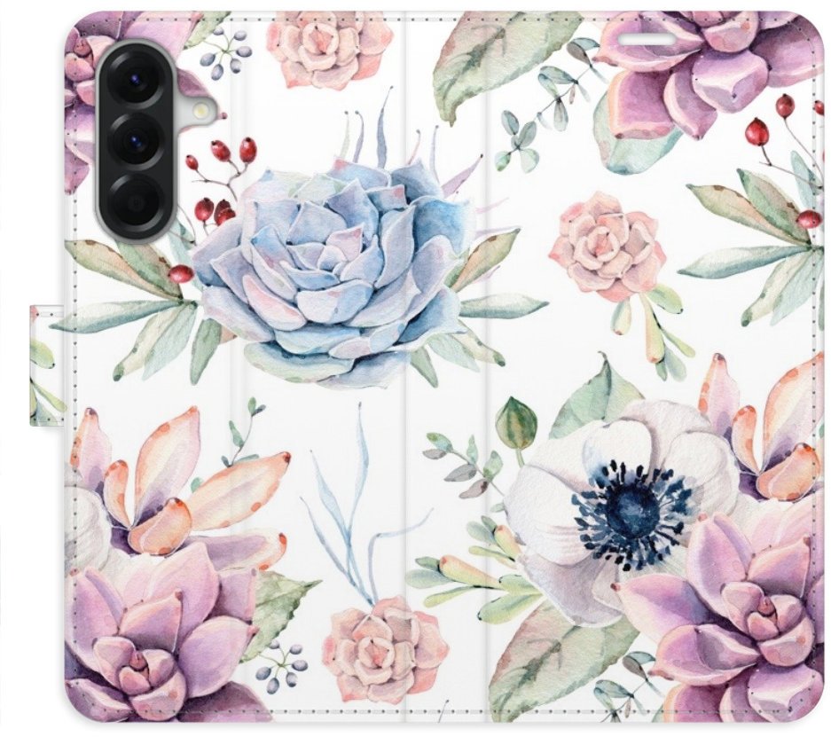iSaprio Flip pouzdro Succulents Pattern pro Samsung Galaxy A36