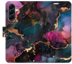 iSaprio Flip pouzdro Dark Marble pro Samsung Galaxy A36