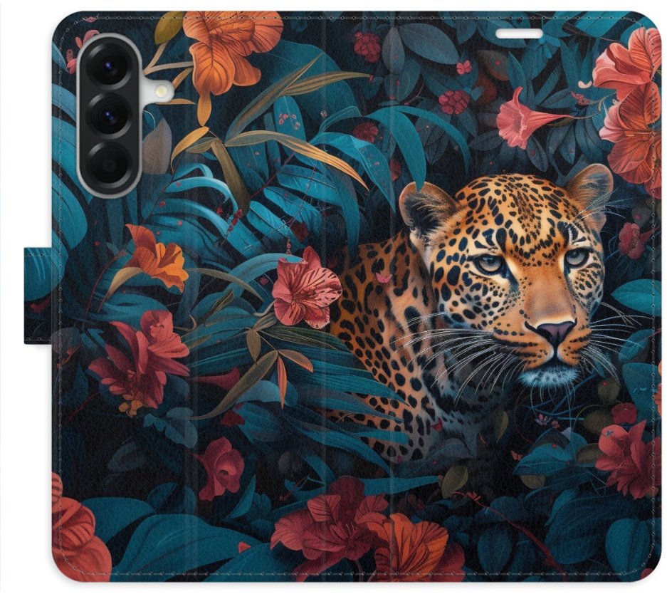 iSaprio Flip pouzdro Flower Jaguar 02 pro Samsung Galaxy A36