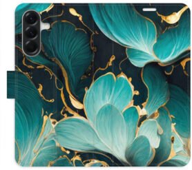iSaprio Flip pouzdro Blue Flowers 02 pro Samsung Galaxy A56