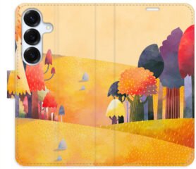 iSaprio Flip pouzdro Autumn Forest pro Samsung Galaxy S25