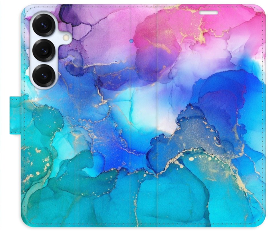 iSaprio Flip pouzdro BluePink Paint pro Samsung Galaxy S25
