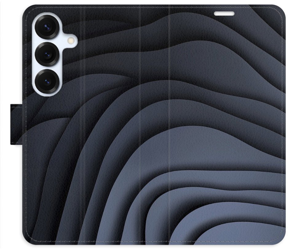 iSaprio Flip pouzdro Dark Waves pro Samsung Galaxy S25